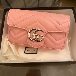 Pink GG Marmont Mini